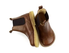 Angulus støvlette cognac med hulmønster